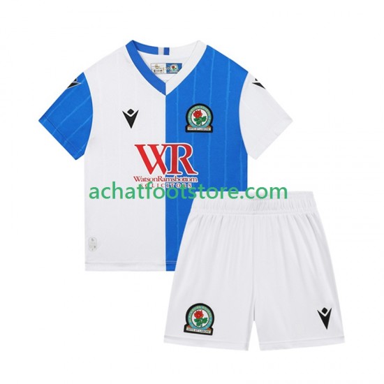 Maillot Blackburn Rovers Domicile Tenue pour Enfant 2025-2026 Manche Courte