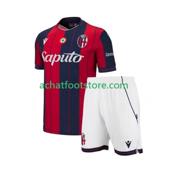 Maillot Bologna Domicile Tenue pour Enfant 2025-2026 Manche Courte
