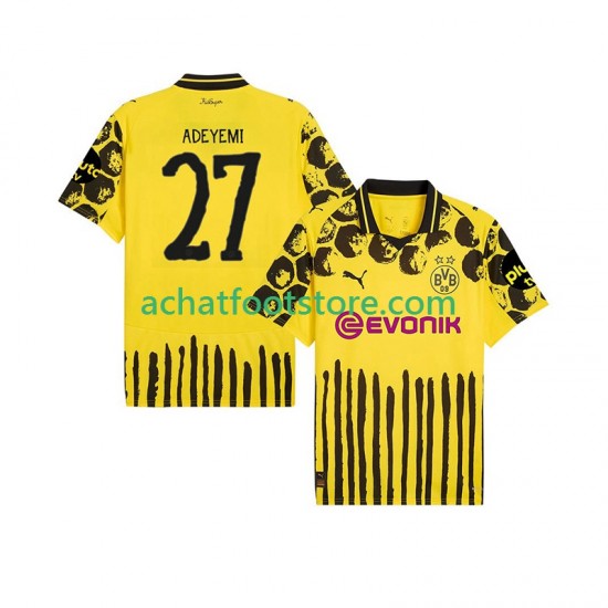 Maillot Borussia Dortmund Karim Adeyemi 27 FIFA CWC Domicile Tenue pour Homme 2025 Manche Courte
