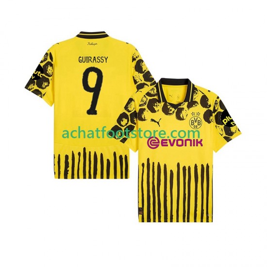 Maillot Borussia Dortmund Serhou Guirassy 9 FIFA CWC Domicile Tenue pour Homme 2025 Manche Courte