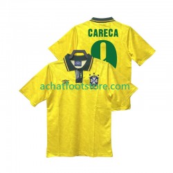 Maillot Brésil CARECA 9 Rétro Domicile Tenue pour Homme 1991 1993 Manche Courte Maillot Brésil CARECA 9 Rétro Domicile Tenue pour Homme 1991 1993 Manche Courte