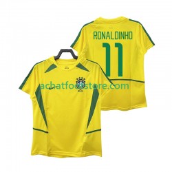 Maillot Brésil RONALDINHO 11 Rétro Domicile Tenue pour Homme 2010 Manche Courte Maillot Brésil RONALDINHO 11 Rétro Domicile Tenue pour Homme 2010 Manche Courte