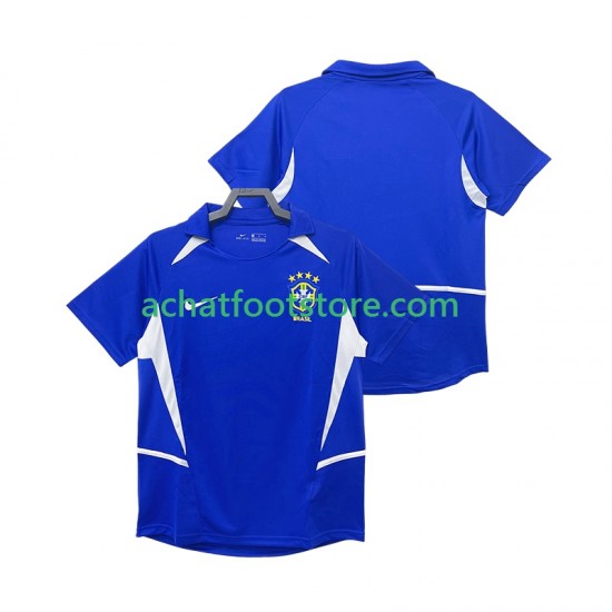 Maillot Brésil Rétro Extérieur Tenue pour Homme 2010 Manche Courte