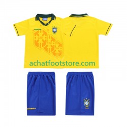 Maillot Brésil Rétro Domicile Tenue pour Enfant 1994 Manche Courte Maillot Brésil Rétro Domicile Tenue pour Enfant 1994 Manche Courte