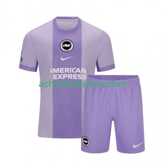 Maillot Brighton & Hove Albion Extérieur Tenue pour Enfant 2025-2026 Manche Courte