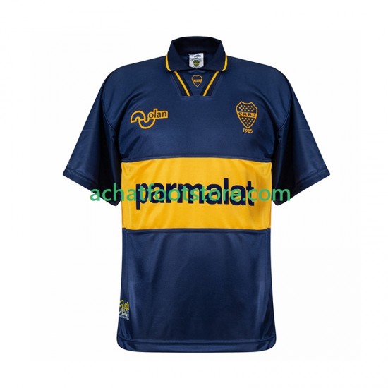 Maillot CA Boca Juniors Rétro Domicile Tenue pour Homme 1994 Manche Courte
