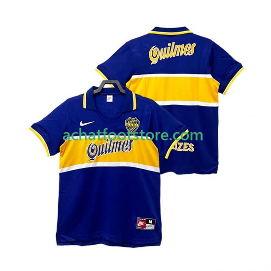 Maillot CA Boca Juniors Rétro Domicile Tenue pour Homme 2004 1988 Manche Courte