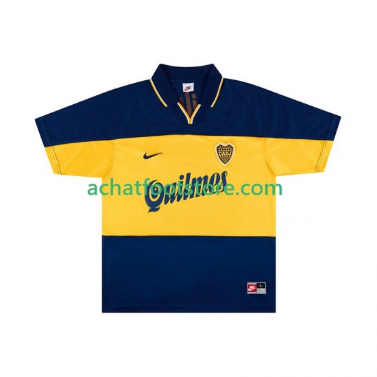 Maillot CA Boca Juniors Rétro Domicile Tenue pour Homme 2002 2022 Manche Courte