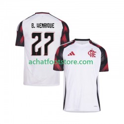 Maillot CR Flamengo Bruno Henrique 27 Extérieur Tenue pour Homme 2025-2026 Manche Courte Maillot CR Flamengo Bruno Henrique 27 Extérieur Tenue pour Homme 2025-2026 Manche Courte