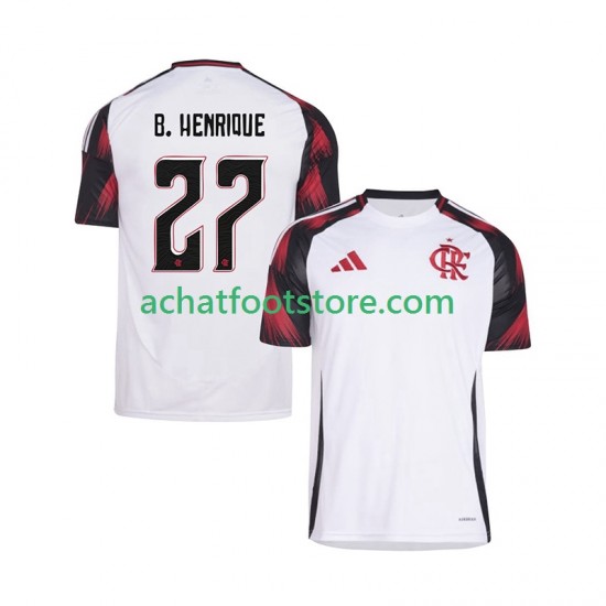 Maillot CR Flamengo Bruno Henrique 27 Extérieur Tenue pour Homme 2025-2026 Manche Courte
