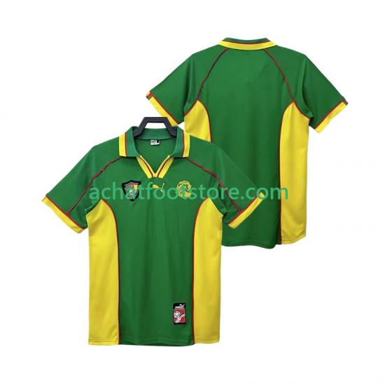 Maillot Cameroun Rétro Domicile Tenue pour Homme 1988 Manche Courte
