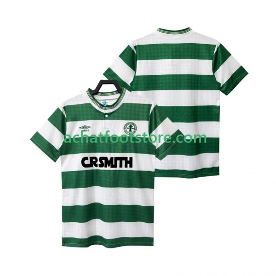 Maillot Celtic FC Rétro 3ème Tenue pour Homme 1987 1988 Manche Courte