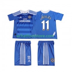 Maillot Chelsea DROGBA 11 Rétro Domicile Tenue pour Enfant 2011 2012 Manche Courte
