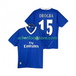 Maillot Chelsea DROGBA 15 Rétro Domicile Tenue pour Homme 2008 1998 Manche Courte