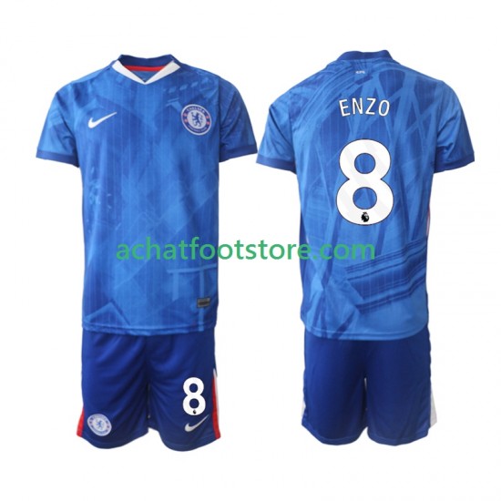 Maillot Chelsea Enzo Fernandez 8 Domicile Tenue pour Enfant 2025-2026 Manche Courte