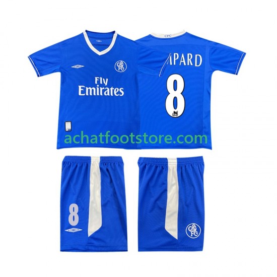 Maillot Chelsea LAMPARD 8 Rétro Domicile Tenue pour Enfant 2008 1998 Manche Courte