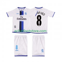 Maillot Chelsea LOMPARD 8 Rétro Extérieur Tenue pour Enfant 2008 1999 Manche Courte