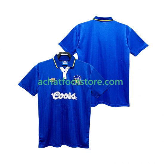 Maillot Chelsea Rétro Domicile Tenue pour Homme 1995 2004 Manche Courte