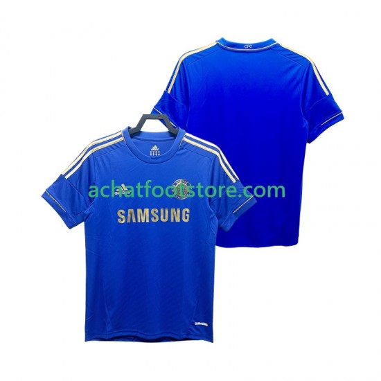 Maillot Chelsea Rétro Domicile Tenue pour Homme 2012 2013 Manche Courte