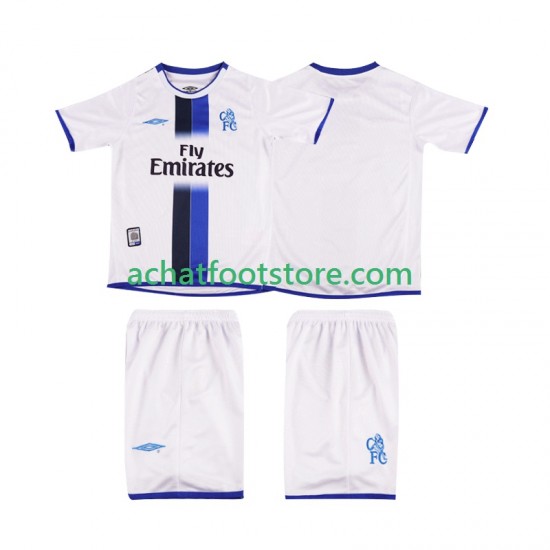 Maillot Chelsea Rétro Extérieur Tenue pour Enfant 2008 1999 Manche Courte