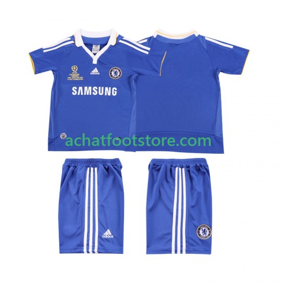 Maillot Chelsea Rétro Domicile Tenue pour Enfant 2007 2008 Manche Courte