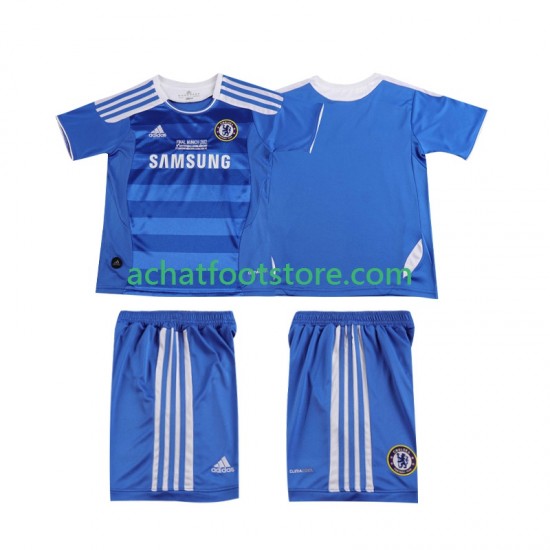 Maillot Chelsea Rétro Domicile Tenue pour Enfant 2011 2012 Manche Courte