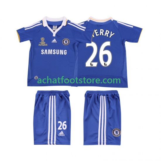 Maillot Chelsea TERRY 26 Rétro Domicile Tenue pour Enfant 2007 2008 Manche Courte