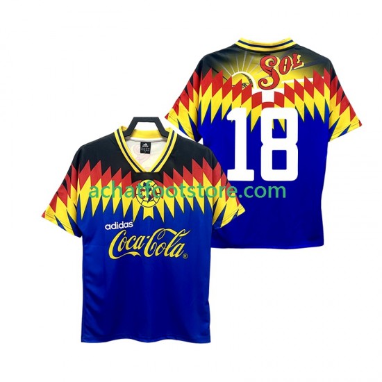 Maillot Club América 18 Rétro Extérieur Tenue pour Homme 1995 Manche Courte