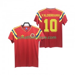 Maillot Colombie VALDERRAMA 10 Rétro Extérieur Tenue pour Homme 1990 Manche Courte Maillot Colombie VALDERRAMA 10 Rétro Extérieur Tenue pour Homme 1990 Manche Courte