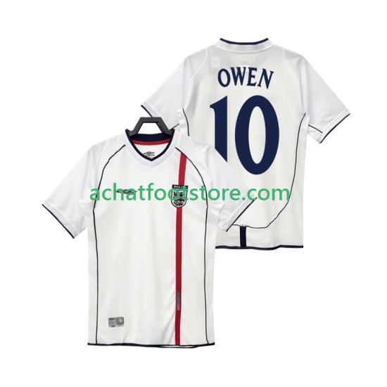 Maillot Angleterre OWEN 10 Rétro Domicile Tenue pour Homme 2010 Manche Courte