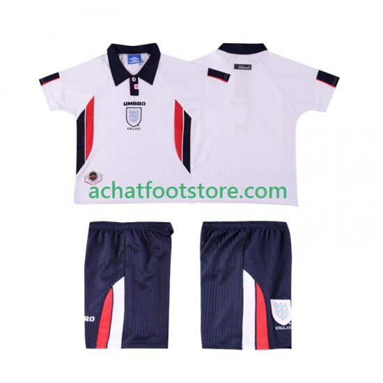 Maillot Angleterre Rétro Domicile Tenue pour Enfant 1988 Manche Courte