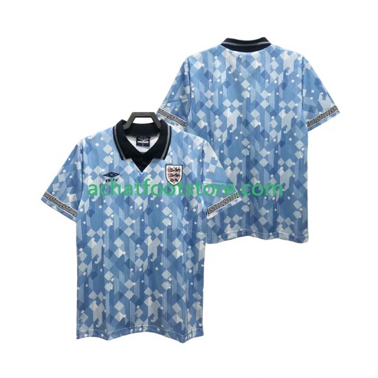 Maillot Angleterre Rétro 3ème Tenue pour Homme 1990 Manche Courte