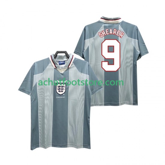 Maillot Angleterre SHEARER 9 Rétro Extérieur Tenue pour Homme 1996 Manche Courte