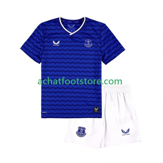 Maillot Everton Domicile Tenue pour Enfant 2025-2026 Manche Courte