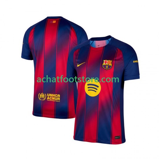 Maillot FC Barcelone Domicile Tenue pour Homme 2025-2026 Manche Courte