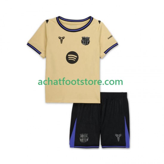 Maillot FC Barcelone Extérieur Tenue pour Enfant 2025-2026 Manche Courte