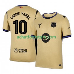 Maillot FC Barcelone Lamine Yamal 10 UCL Extérieur Tenue pour Homme 2025-2026 Manche Courte
