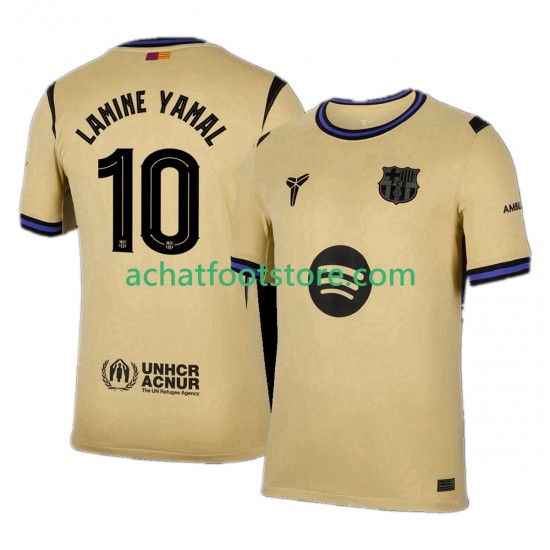 Maillot FC Barcelone Lamine Yamal 10 UCL Extérieur Tenue pour Homme 2025-2026 Manche Courte