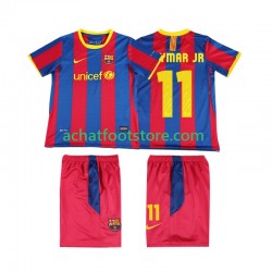 Maillot FC Barcelone Neymar JR 11 Rétro Domicile Tenue pour Enfant 2010 2011 Manche Courte