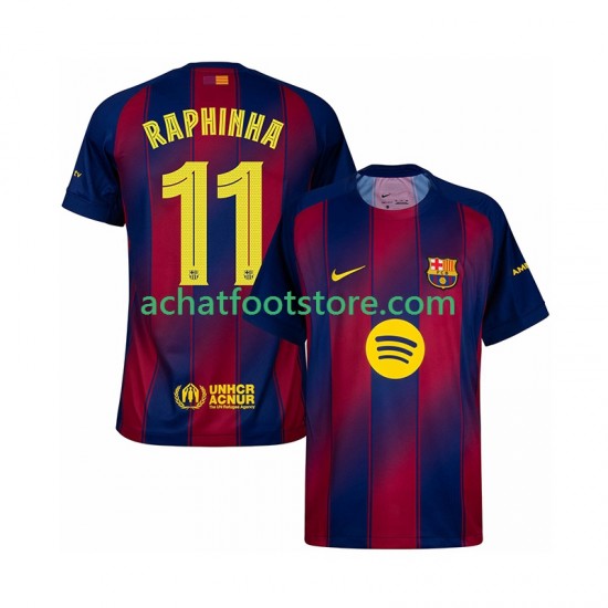 Maillot FC Barcelone Raphinha 11 Champions League Domicile Tenue pour Homme 2025-2026 Manche Courte