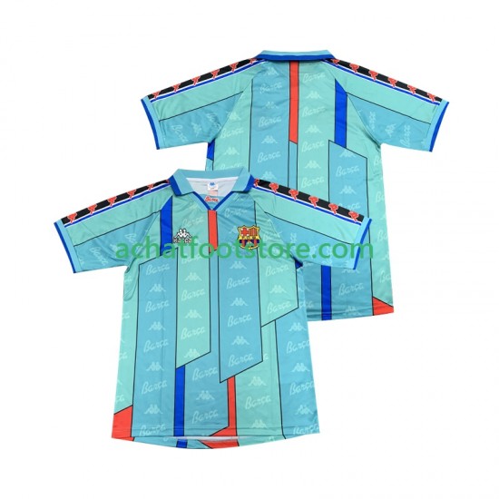 Maillot FC Barcelone Rétro Extérieur Tenue pour Homme 1996 2004 Manche Courte