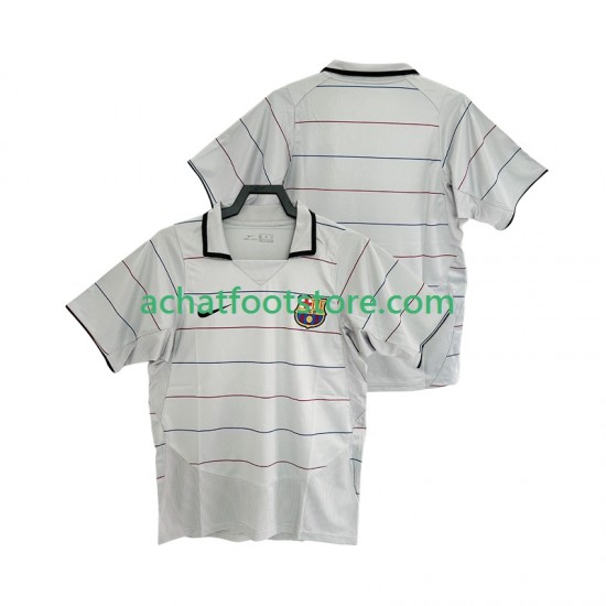 Maillot FC Barcelone Rétro Extérieur Tenue pour Homme 2008 1999 Manche Courte