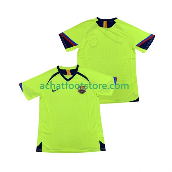 Maillot FC Barcelone Rétro Extérieur Tenue pour Homme 1998 2006 Manche Courte