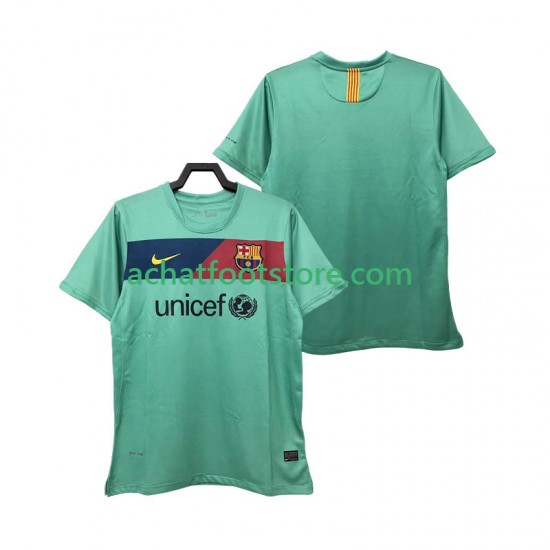 Maillot FC Barcelone Rétro Extérieur Tenue pour Homme 2010 2011 Manche Courte