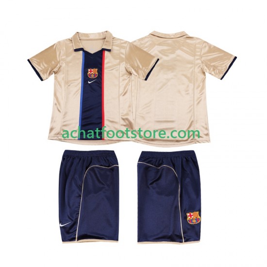 Maillot FC Barcelone Rétro Extérieur Tenue pour Enfant 2011 2010 Manche Courte