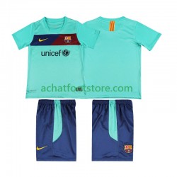 Maillot FC Barcelone Rétro Extérieur Tenue pour Enfant 2010 2011 Manche Courte