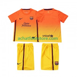 Maillot FC Barcelone Rétro Extérieur Tenue pour Enfant 2012 2013 Manche Courte