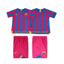 Maillot FC Barcelone Rétro Domicile Tenue pour Enfant 1998 2006 Manche Courte Maillot FC Barcelone Rétro Domicile Tenue pour Enfant 1998 2006 Manche Courte