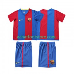 Maillot FC Barcelone Rétro Domicile Tenue pour Enfant 2006 2007 Manche Courte Maillot FC Barcelone Rétro Domicile Tenue pour Enfant 2006 2007 Manche Courte