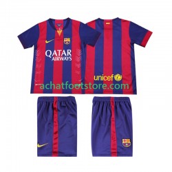 Maillot FC Barcelone Rétro Domicile Tenue pour Enfant 2014 2015 Manche Courte Maillot FC Barcelone Rétro Domicile Tenue pour Enfant 2014 2015 Manche Courte